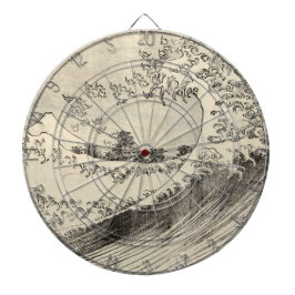 Storvågen (av Katsushika Hokusai) Darttavla