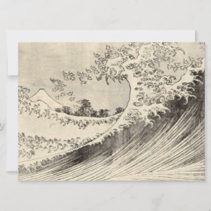 Storvågen (av Katsushika Hokusai) Kort