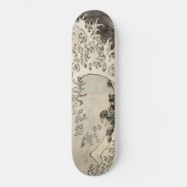 Storvågen (av Katsushika Hokusai) Mini Skateboard Bräda 18,5 Cm