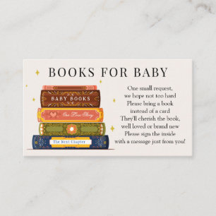 Story Bok Bibliotek Bokar för begäran om Baby Tilläggskort