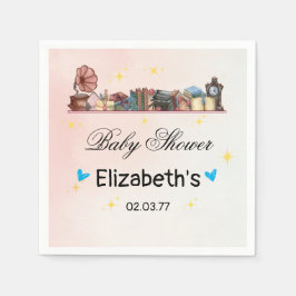 Story Bok Bibliotek, nästa kapitel, babyskor Pappersservett