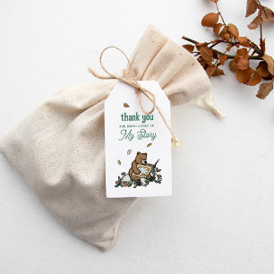 Story Bok Thated Birthday Tack Presentetikett