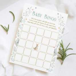 Story Book Baby Shower Baby Bingo Game Card Inbjudningar