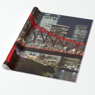 Story bridge & Brisbane City Skyline Australia Presentpapper
