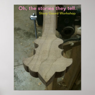 Story Gourd Poster-Nacke Poster