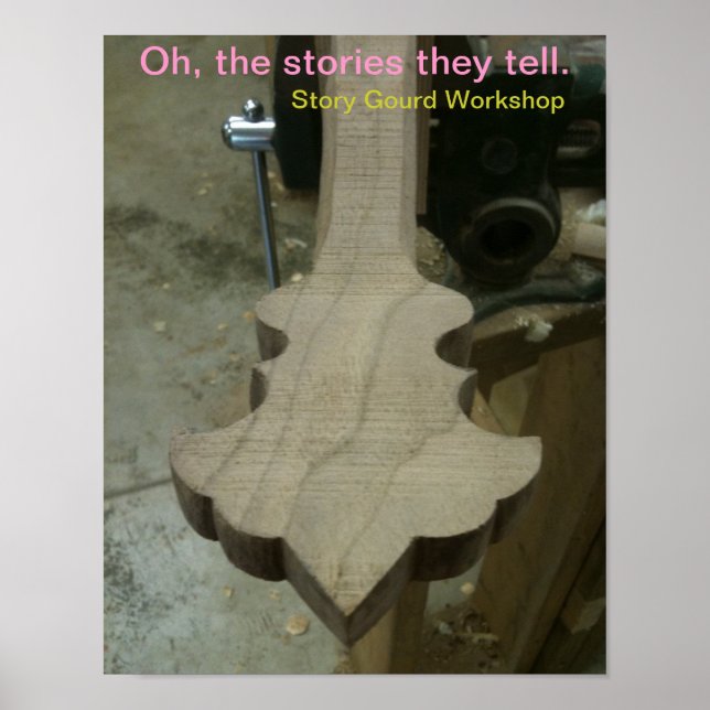 Story Gourd Poster-Nacke Poster (Framsidan)