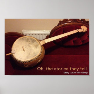 Story Gourd Poster- Roost Bass på chesterfield Poster