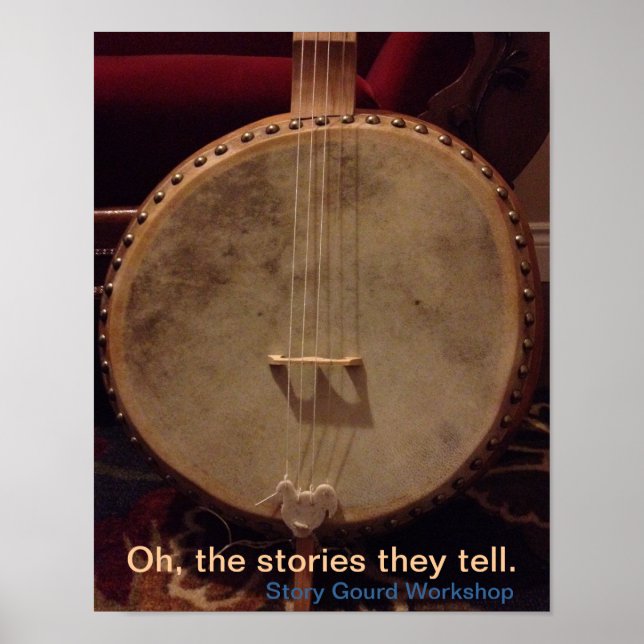 Story Gourd Poster- Tupp Bass Banjo Poster (Framsidan)