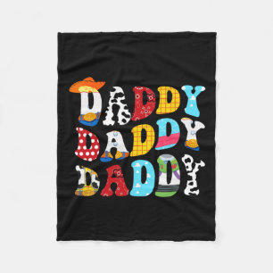 Story pappa Leksak Boy Story Pappa Fars dag Tee fo Fleecefilt
