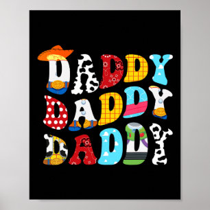Story pappa Leksak Boy Story Pappa Fars dag Tee fo Poster