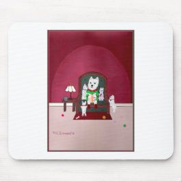 Story Time Westie Mousepad Musmatta