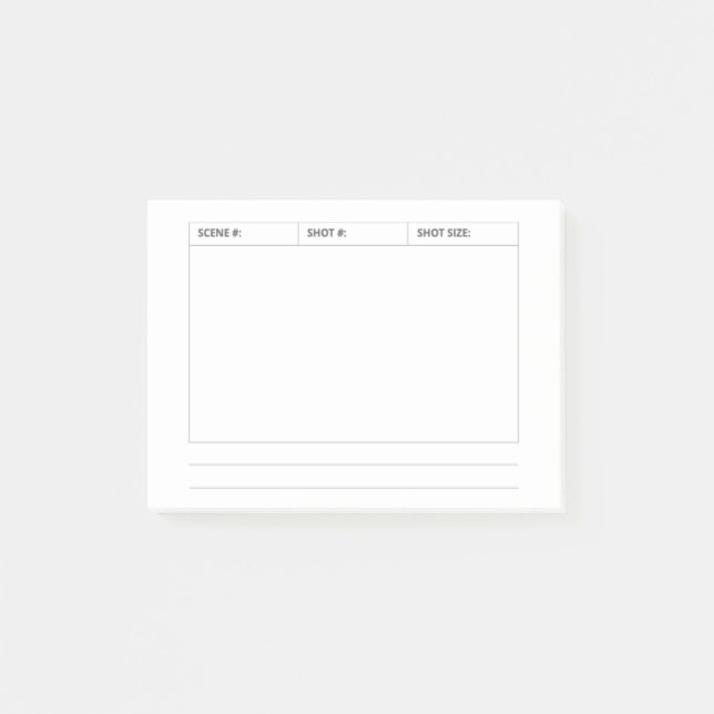 Storyboard sticky notes post-it block (Framsida)