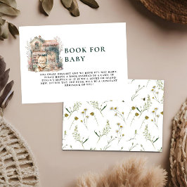 Storybook A New Chapter Baby Shower Bok Request E Tilläggskort