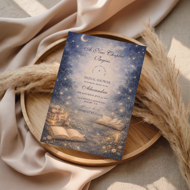 Storybook A New Chapter Bridal Shower Inbjudningar (Skapare uppladdad)