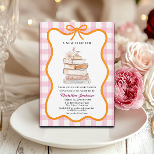 Storybook 'A New Chapter' Coquette Baby Shower Inbjudningar