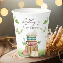 Storybook Baby Shower Bok Bokar Nytt kapitel