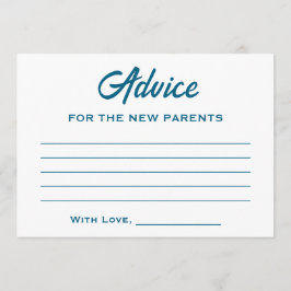 Storybook Baby Shower New Chapter Blue Nalle Rådkort