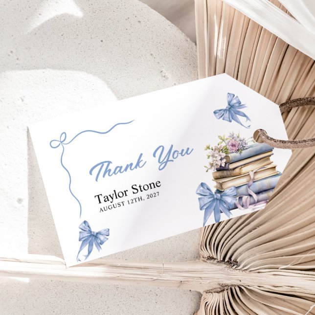 Storybook Baby Shower Thank You  Presentetikett (Skapare uppladdad)