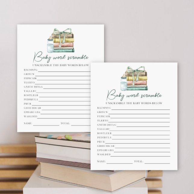 Storybook babydusch - Baby Ord-skandalen (Skapare uppladdad)