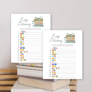 Storybook babydusch Emoji bild-spelet