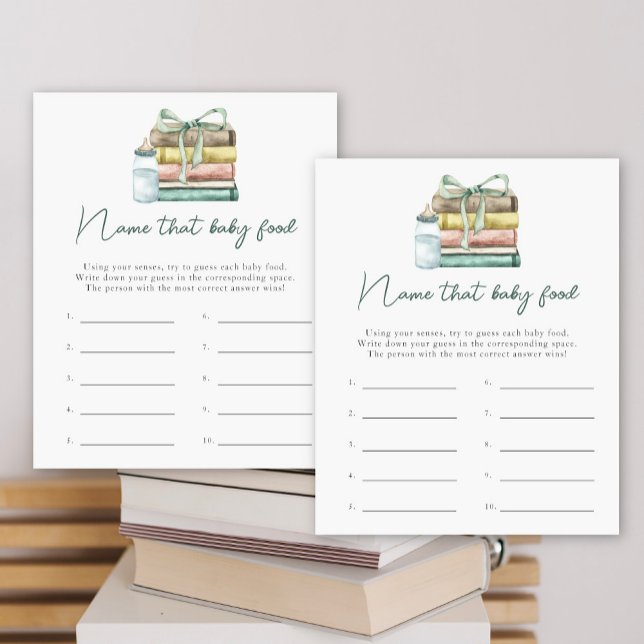 Storybook babydusch - Namn den baby maten (Skapare uppladdad)