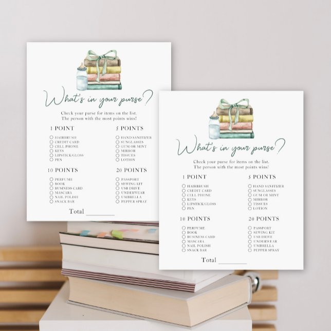 Storybook babydusch - Vad är det i ditt handväska? (Skapare uppladdad)