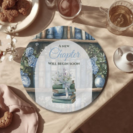 Storybook Blue Boy Library Book Baby Shower