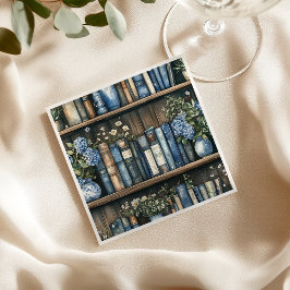 Storybook Boy Blue Library Book Baby Shower Pappersservett