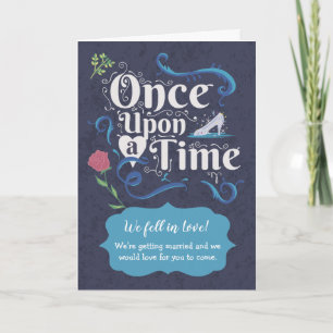 Storybook Bröllop - Gång On a Time Inbjudan
