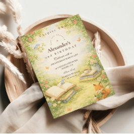 Storybook Chapter Two Birthday Inbjudningar