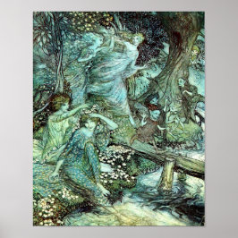 Storybook Dam Vintage Poster