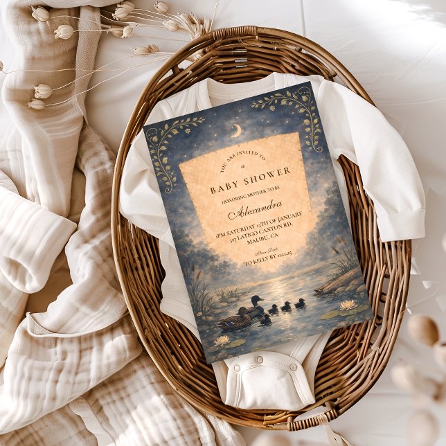 Storybook Duck Baby Shower Inbjudningar (Skapare uppladdad)