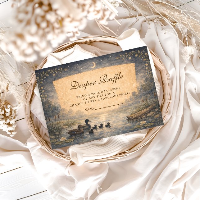 Storybook Duck Diapper Raffle Tilläggskort (Skapare uppladdad)