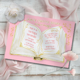 Storybook Fairytale New Chapter Baby Shower Inbjudningar