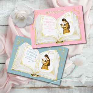 Storybook Fairytale New Chapter Diaper Raffle Inbjudningar