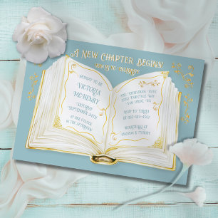 Storybook Fairytale New Chapter Pojke Shower Inbjudningar