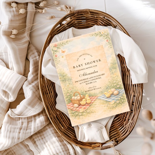 Storybook Farm Animal Baby Shower Inbjudningar (Skapare uppladdad)