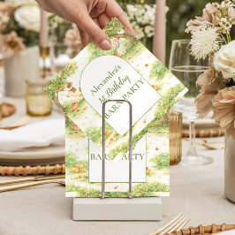 Storybook Farm Animals First Birthday Pappersservett