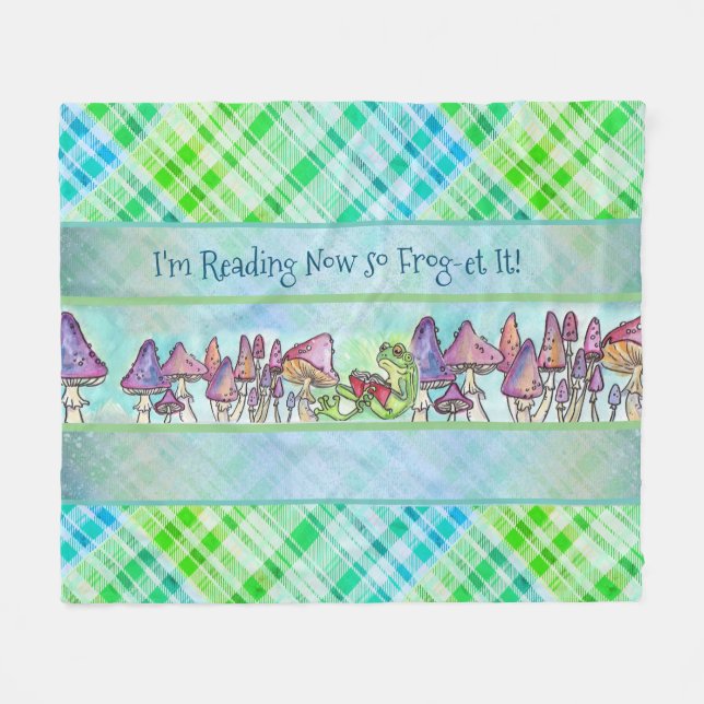 Storybook Frog Fleecefilt (Framsidan (Horisontell))