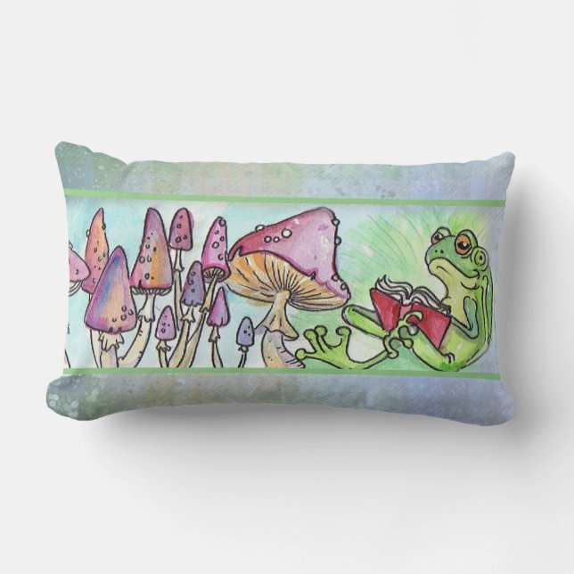 Storybook Frog Journal Lumbarkudde (Framsida)