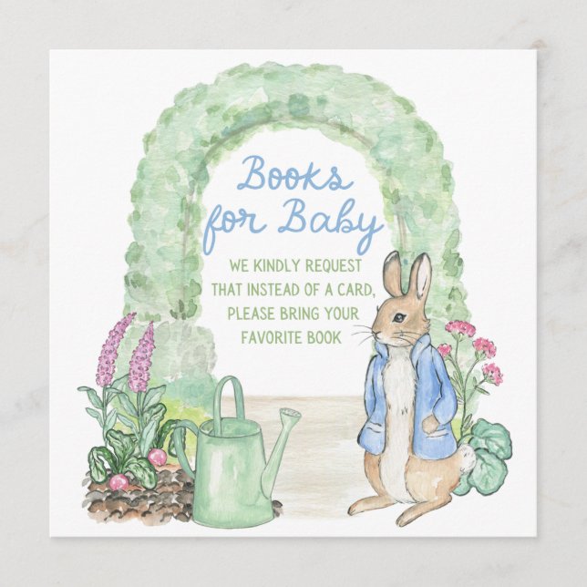 Storybook Garden Rabbit Baby Shower Books for Baby (Framsida)