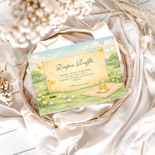 Storybook Golf Diapper Raffle Tilläggskort (Skapare uppladdad)