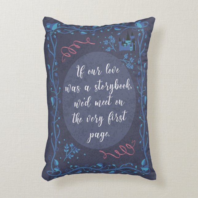 Storybook Kärlek Pillow Prydnadskudde (Framsidan(Vertikal))