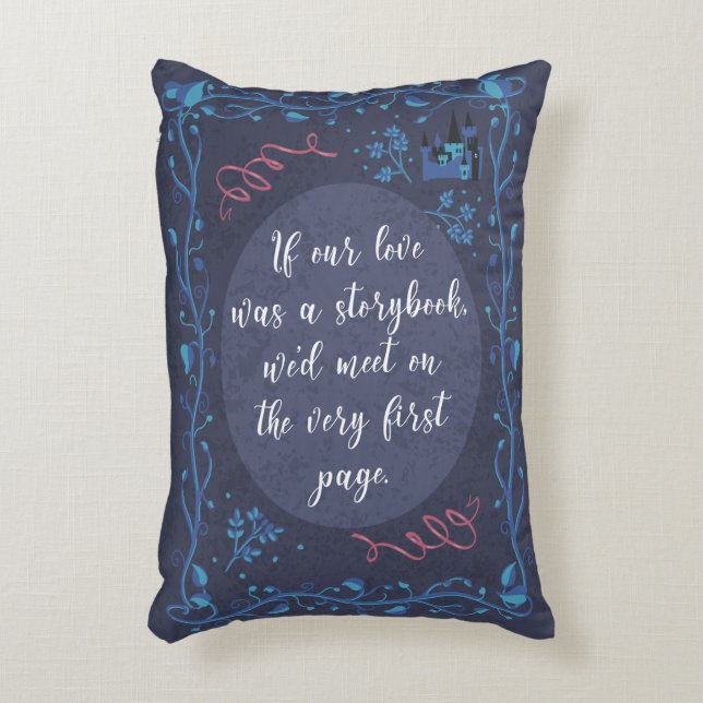 Storybook Kärlek Pillow Prydnadskudde (Framsidan(Vertikal))