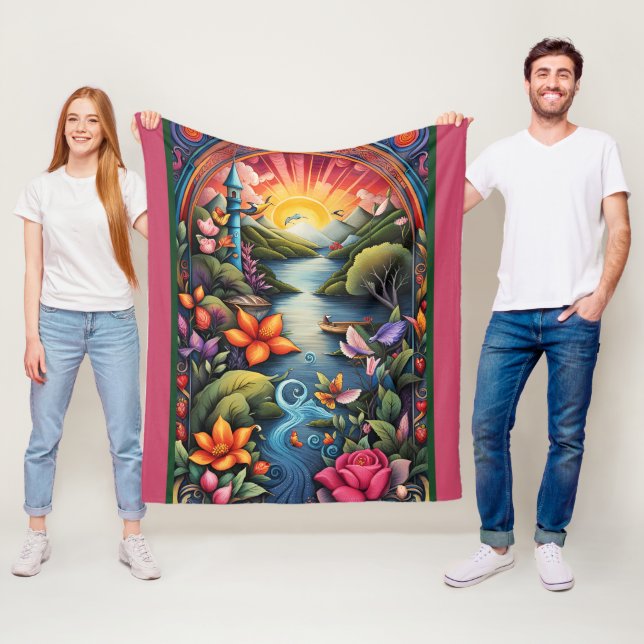 Storybook liggande 1 fleecefilt (På plats)