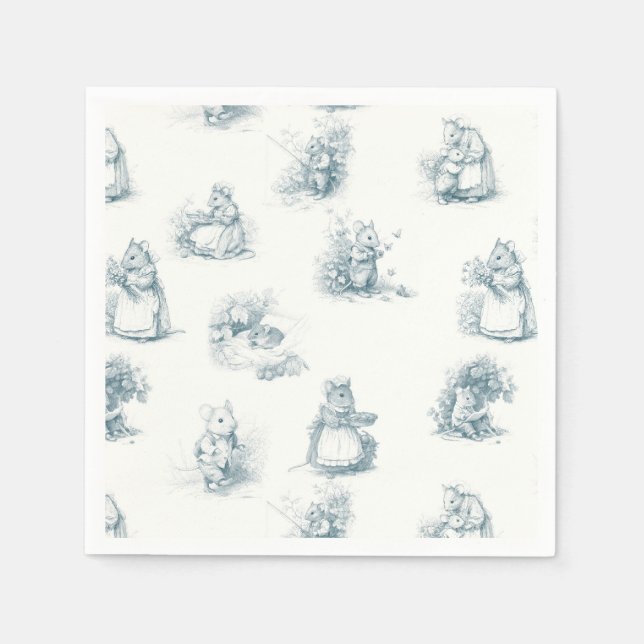 Storybook Little Mouse Pappersservett (Framsidan)