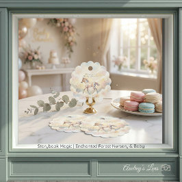 Storybook Magic Enchanted Forest  Gåvor Etiketter