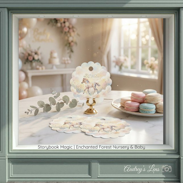 Storybook Magic Enchanted Forest  Gåvor Etiketter (Storybook Magic Enchanted Forest Favor Tags)