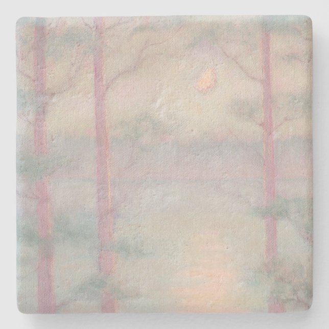 Storybook Måne Limestone Stenunderlägg (Framsidan)