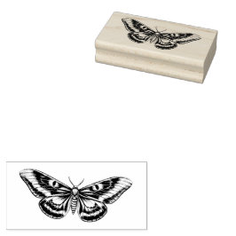 Storybook Moth Gummistempel Stämpel